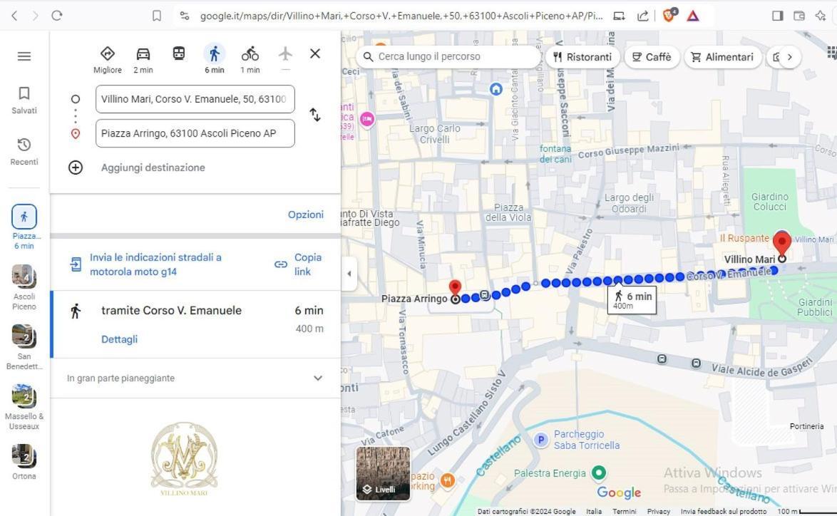 Villino Mari Camere Con Parcheggio Privato Gratuito Асколи Пичено Екстериор снимка